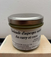 Asperges Guirao - tartinade asperges vertes curry coco