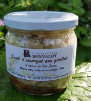 L'escargotière BONVALOT - Escargots sautés aux Girolles et Crème de Vin Jaune