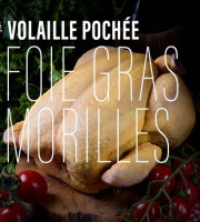 Boucherie Moderne - CHAPON FARCI FOIE GRAS ET MORILLES POCHÉ