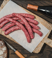 Maison BAYLE - Champions du Monde de boucherie 2016 - 6 Saucisses saveur vigneronne vin oignons confits barbecue