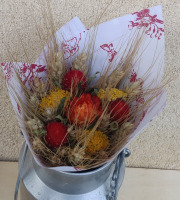 Ferme de la ville basse - Bouquet de fleurs séché