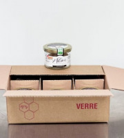La Panacée bio - Têtes d'ail noir Demeter en bocal - carton de 6 unités