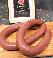 L'Atelier des Gourmets - Boucherie Charcuterie en Provence - Boudin Noir Campagnard - 600gr