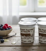 La Ferme Durbois - Yaourts fermiers à la vanille x4