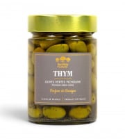 Moulin à huile Bastide du Laval - Olives variété Picholine au Thym