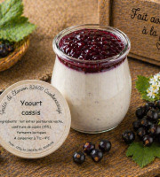 Ferme de l'Elanion - Yaourt Confiture Cassis 125g