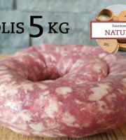 Cote2boeuf - [Précommande] Colis 5KG de saucisses fraîches natures d'Aveyron sans nitrites