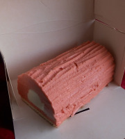 L'Auvergnat - Buche glacée Figue/  Fleurs de lait 5/6 parts