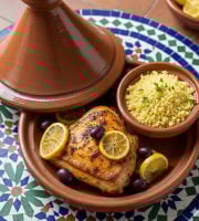 Le Paradis d'Escargot - Tajine poulet olives citron 🍋‍🟩 confits pour une personne