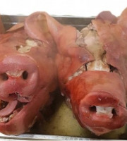 Ferme de la Paumerais - TETE DE PORC EPUCHEE COMPLETE CUITE - 2 Kg (x1)