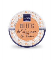 La Perle des Dieux - Rillettes de saumon et thon - lot de 4 boîtes