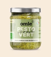 Omie - Pesto vert bio - basilic d'Île-de-France - 180 g