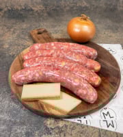 Maison Lascours - Saucisse Raclette Oignon Confit - 500 g