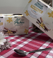 Lait Prairies du Boulonnais - Crèmes Dessert Vanille x4