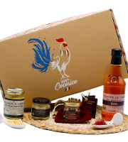Le safran - l'or rouge des Ardennes - Coffret cadeau Safrané salé" x6