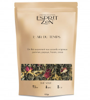 Esprit Zen - Thé Vert "L'Air du Temps" - papaye - fraise - cerise - Sachet 100g