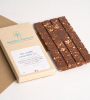 Aurélien Plassard Chocolatier - Tablette lait 37% riz soufflé caramélisé