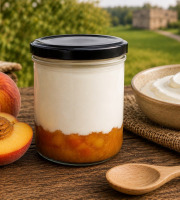 Gaec de l'Elanion - Fromage Blanc Confiture Pêche 130g
