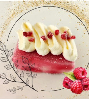 Traiteur Gourmet d'Alsace - Vacherin Framboises et vanille 2 pièces