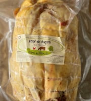 Ferme du Vidalies - [Précommande] Roulé de chapon farce fruits secs ≈ 3kg