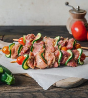 Maison BAYLE - Champions du Monde de boucherie 2016 - Brochette de veau marinées thym citron - 1kg - Barbecue