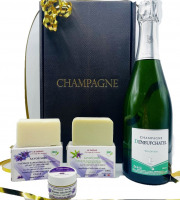 Le safran - l'or rouge des Ardennes - Coffret "Fleurs de Champagne", AOC, Brut, 75cl