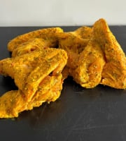 La Ferme de Charnioux - Ailes de poulet marinées Moutarde élevé en plein air - 2kg