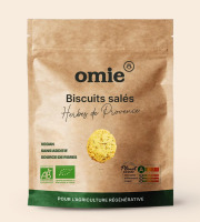 Omie - Biscuits apéritifs aux herbes de Provence bio - farine de blé de Bourgogne - 100 g