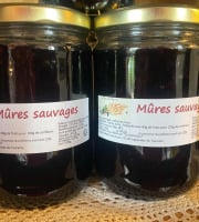 Des Poules et des Vignes à Bourgueil - Confiture de mûres (600gr)