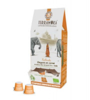 TERRAMOKA - Café KALINDIA x60 CAPSULES Home Compost Type Nespresso