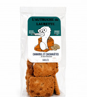 L'Autruche de Laurette - sablé caramel et cacahuète à l'œuf d'autruche