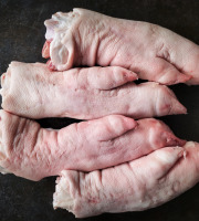 Elevage de Cochons en Forêt et Produits du Terroir Jurassien - [Précommande] Pieds de porc Plein Air - 1,2 kg