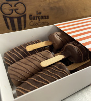 Les Garçons Glaciers - Lot de 8 Eskimauves Chocolat Au Lait BIO