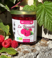 Les framboises de Colangette - Confiture de framboises bio avec pépins 315 g