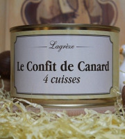 Lagreze Foie Gras - Les Confits de Canard du Périgord 12x1,35kg