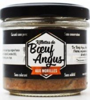 Des Hommes et des Boeufs - Rillettes de boeuf Angus aux morilles - 90 g