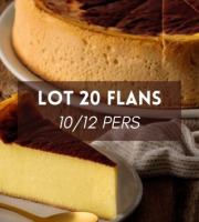 Maison Héron père et filles - Lot de 20 flans Normands de 10/12 personnes