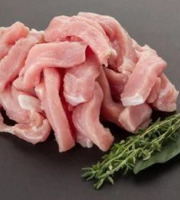 Ferme Bret - Emincé de porc sous vide  - Poche de 2,5KG