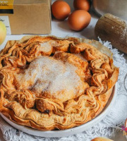 Ferme Sereine en Périgord - Tourtière Pommes Armagnac pour 10 personnes - 900 g