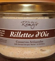 Maison Ramajo - Rillettes d'oie à l'ancienne effilochées à la main 180g