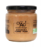 CLAC Conserverie - Dessert pomme poire bio - 400g
