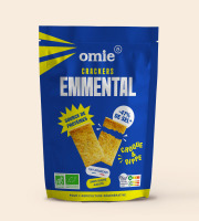 Omie - Crackers à l'emmental bio - ingrédients de Bourgogne-Franche-Comté - 100 g