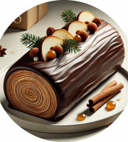 Les Garçons Glaciers - Bûche La Délicate (Poire, Chocolat)