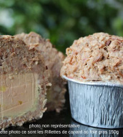 Ferme de Pleinefage - Rillettes de canard au foie gras x 250gr