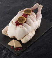 Ferme des Hautes Granges - Poularde farcie au foie gras - 1.7kg