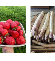 Domaine Reverchon - Lot : 2kg Asperge blanche + 1kg fraise Clery