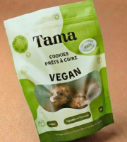 Tama - Cookies surgelés Prêts à cuire VEGAN 16 pièces (2 sachets de 8)