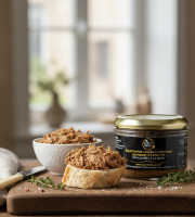 Esprit Foie Gras - Rillettes pur canard à l’ancienne au piment d’Espelette – effilochées à la main – 180 g