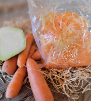 Les Jardins de Gérard - Râpée de carotte et de chou rave sous-vide 500g