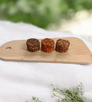 Ferme de L'Or Blanc - Lot de 3 Crottin aromatisé : Le Pack épicé